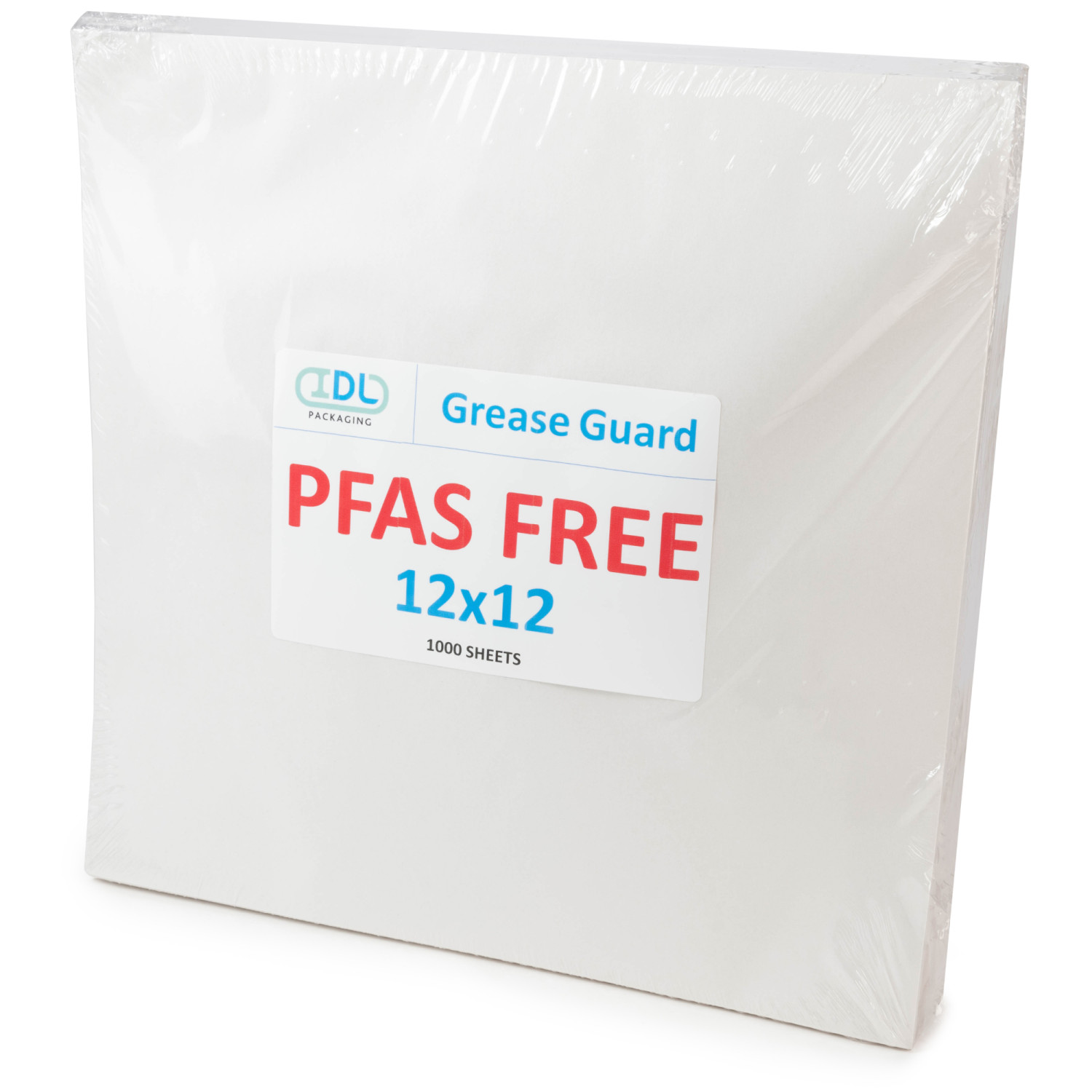 12" x 12" PFAS-Free, Grease-Proof Paper Sheets, White 12" x 12" PFAS-Free, Grease-Proof Paper Sheets, White